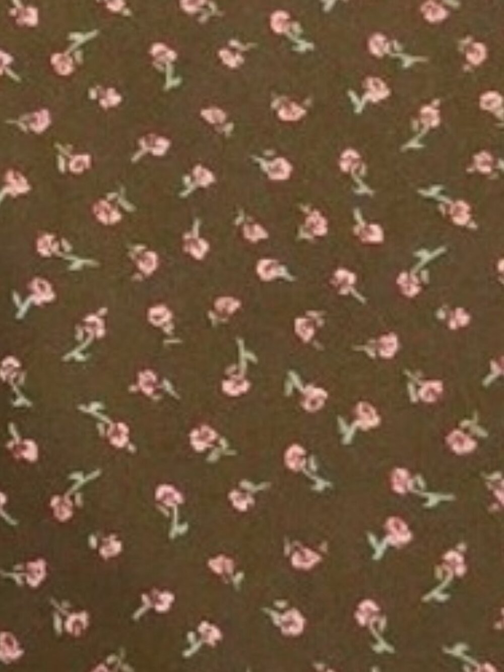 No Boundaries Brown Mini Dress with Pink Floral Print